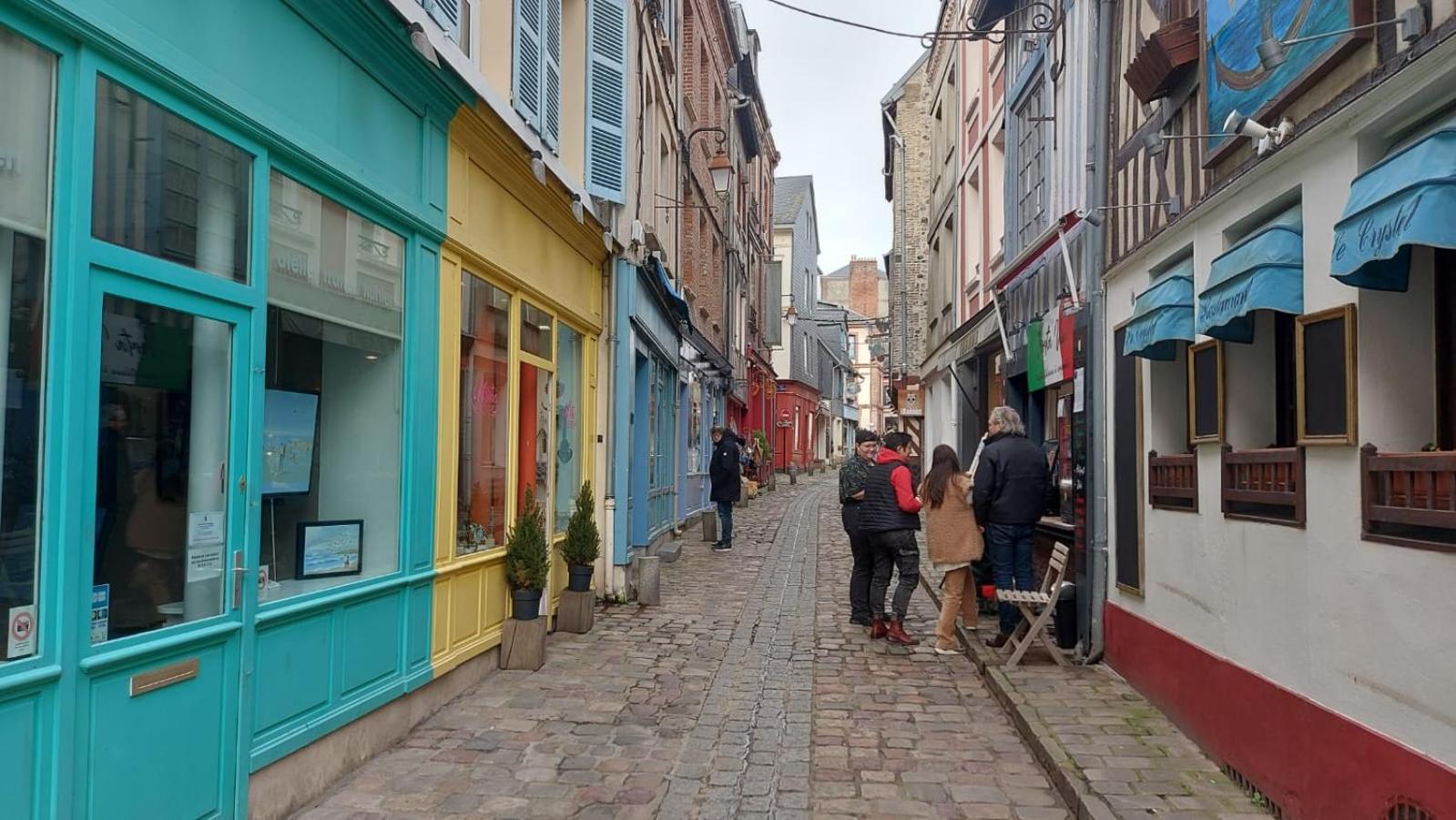Studio Cosy Au Coeur D'Honfleur Exterior foto
